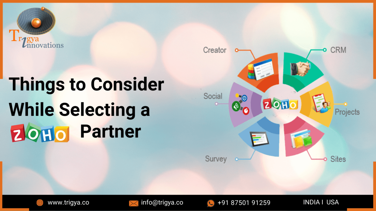 Things to Consider While Selecting a Zoho Partner